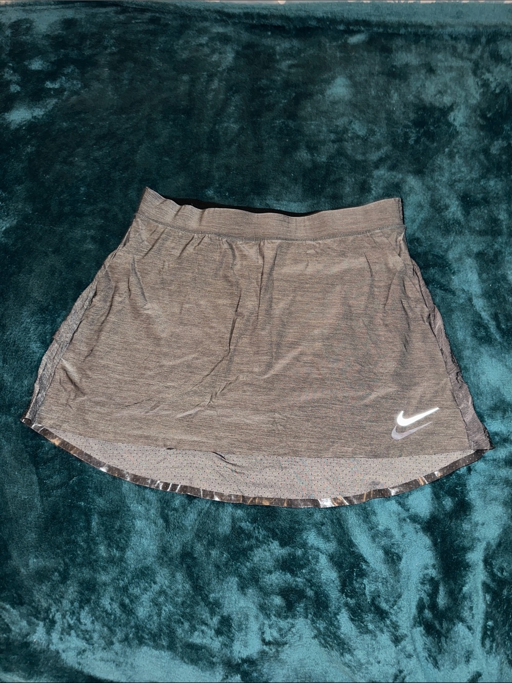 Nike Gray Women's Skirt with Reflective Swoosh